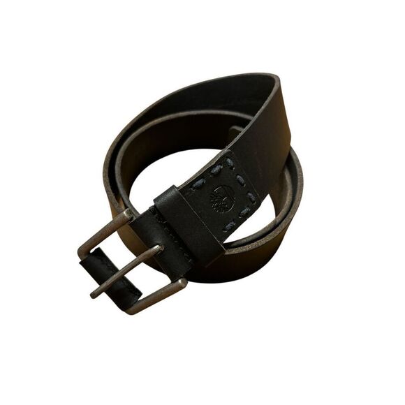 Timberland Men's Casual Black Leather Belt Size 32 Genuine Leather - Picture 1 of 6